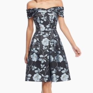 Gal Meets Glam Cora Off the Shoulder Sweet Pea Dress